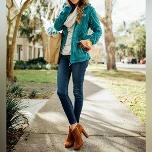 The north face blue osito fleece jacket